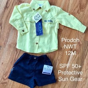 Prodoh UPF50+ protective shirt and shorts set